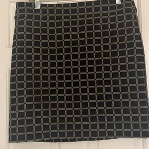 LOFT patterned skirt